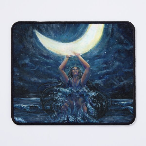 Item preview, Moonlight Tide- Fantasy Ocean Nymph Scene designed and sold by The Art Entropist.