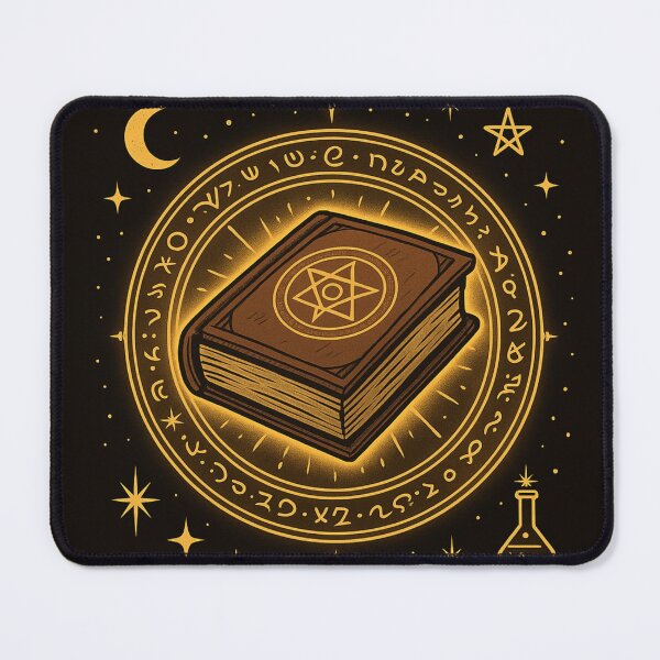 Item preview, Enchanted Grimoire – Ancient Magical Book Illustration in Mystic Style designed and sold by Chaiyapreuk .