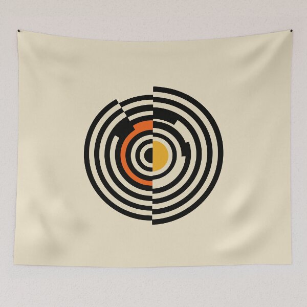Item preview, Bauhaus Geometric Art Print Minimalist Design designed and sold by Timegraf.