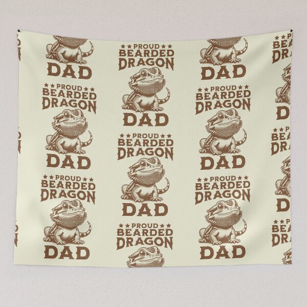 Item preview, Proud Bearded Dragon Dad Reptile Lover designed and sold by KLArtzStore.
