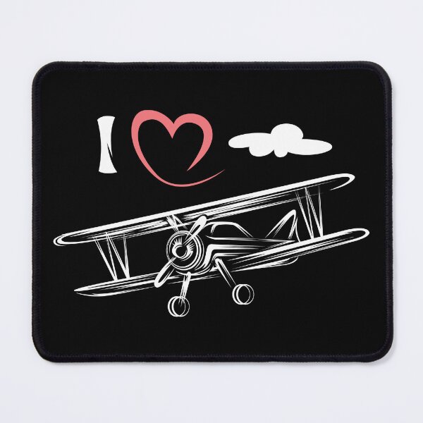 Item preview, Oldschool airplane with heart - aviation love designed and sold by AndreMi.