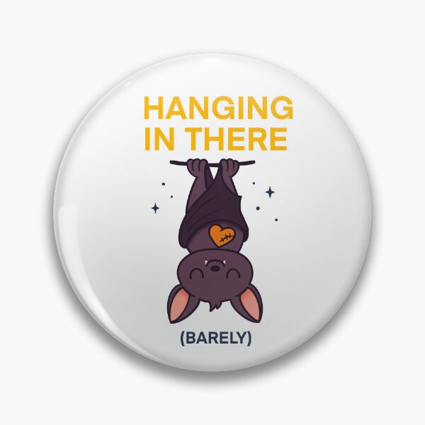 Item preview, Hanging In There (Barely)- Cute Bat Art designed and sold by Copenest.