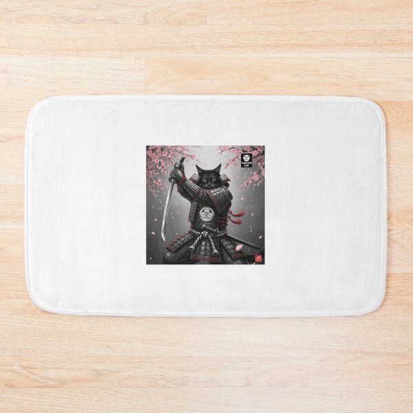 Item preview, Fierce Armored Cat Samurai, Sword Drawn designed and sold by schwa24jpn.