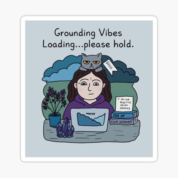 Item preview, Grounding Vibes Loading designed and sold by Sass&Sanctuary.