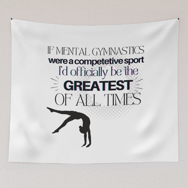 Item preview, GOAT in Mental Gymnastics designed and sold by Wobbly and Weary.