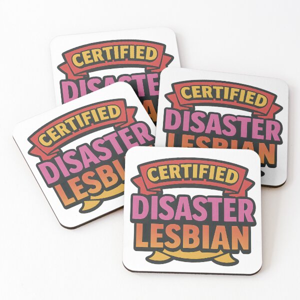 Item preview, Certified Disaster Lesbian – Bold Pride Design designed and sold by Haus Of Sin.