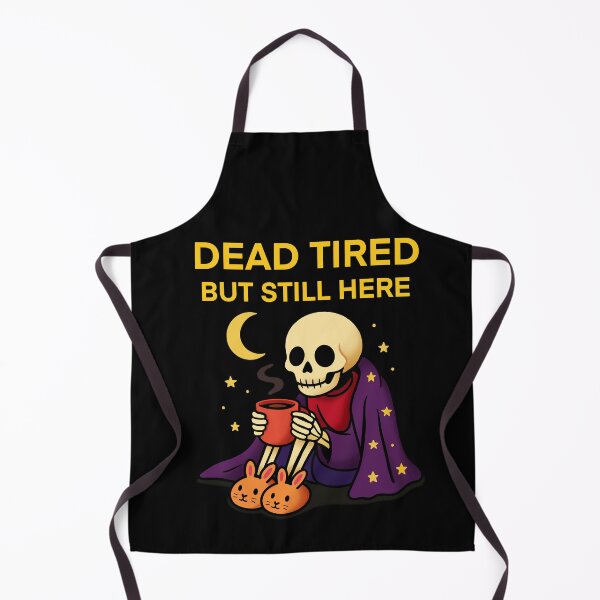 Item preview, Dead Tired But Still Here- Cozy Skeleton Art designed and sold by Copenest.