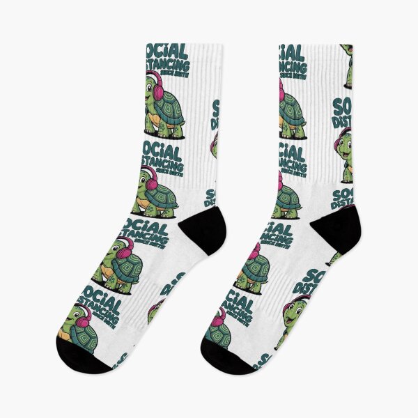 Item preview, Social Distancing Since Birth Turtle designed and sold by MonkiFlipp.