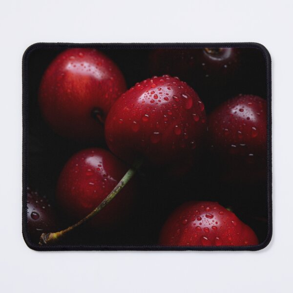Item preview, Dark Moody Cherries Macro Close-up – Dramatic and Ultra-realistic designed and sold by ArtiQreate.