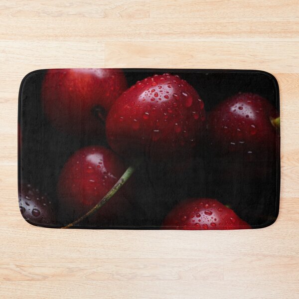 Item preview, Dark Moody Cherries Macro Close-up – Dramatic and Ultra-realistic designed and sold by ArtiQreate.