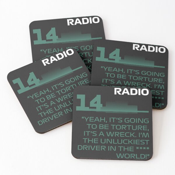 Item preview, I am the Unluckiest Driver in the **** World! - Fernando Alonso F1 Team Radio designed and sold by Heybratan.