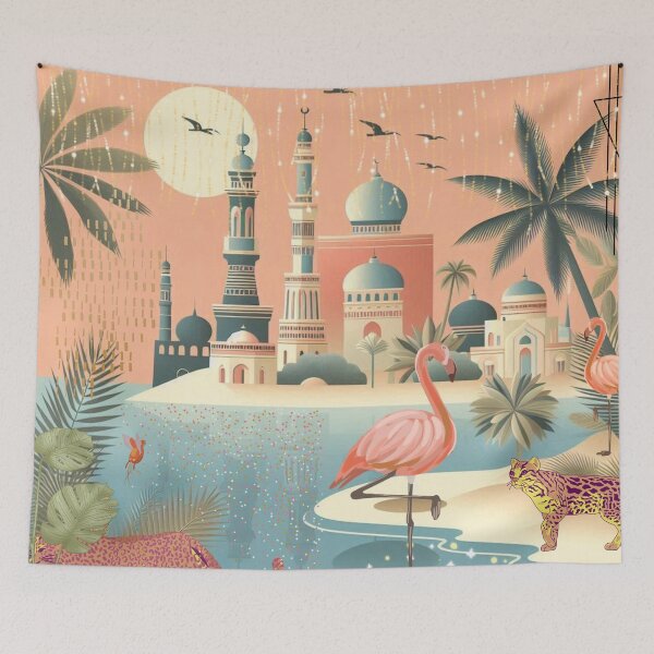 Item preview, Elegant Gold Tropical Jungle Pattern | Botanical Palm Leaves Design designed and sold by Sugar Wisdom .