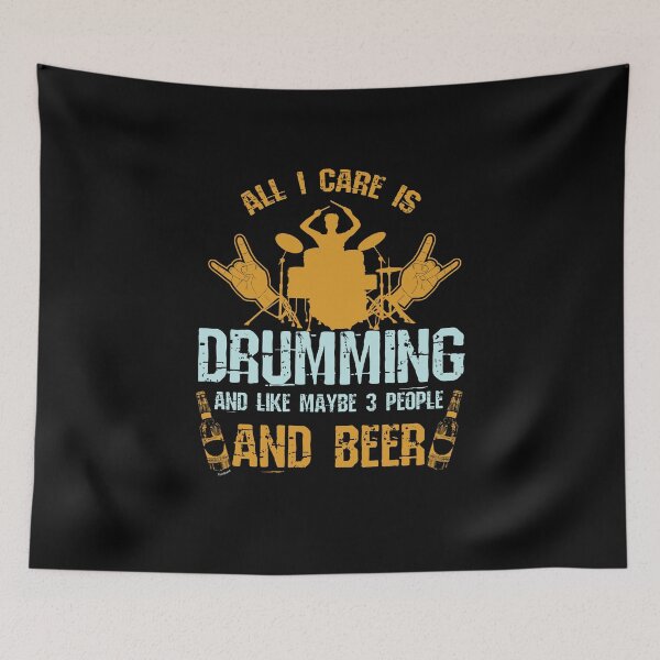 Item preview, Drumming and Beer designed and sold by TomGiantDesigns.