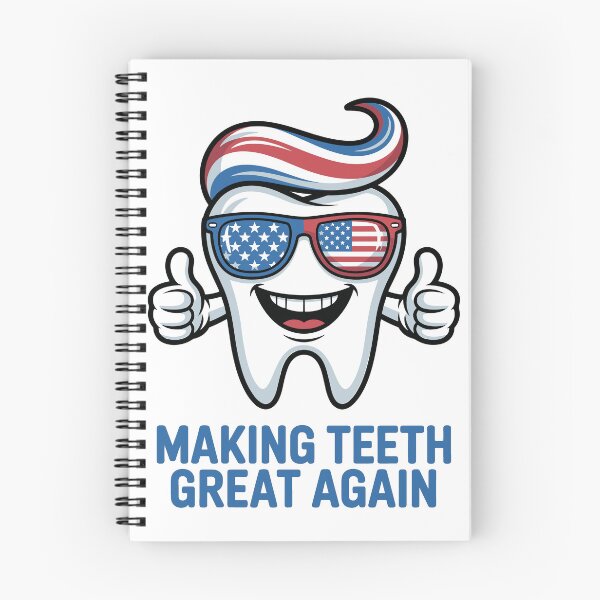 Item preview, Making Teeth Great Again – Funny Patriotic Tooth Design designed and sold by Ben-Biga.
