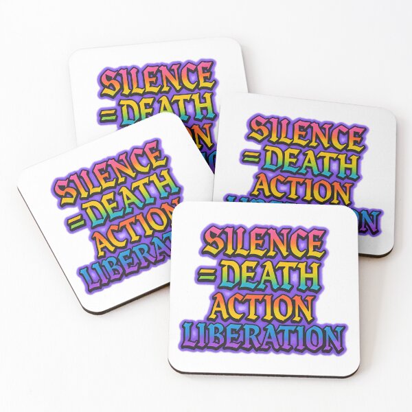 Item preview, Silence = Death Action Liberation – Bold Pride Art designed and sold by Haus Of Sin.