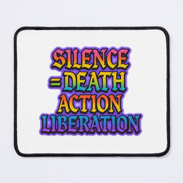 Item preview, Silence = Death Action Liberation – Bold Pride Art designed and sold by Haus Of Sin.