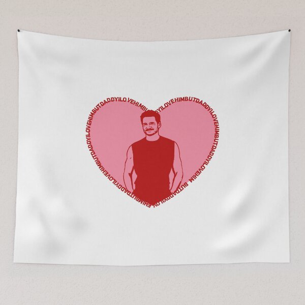 Item preview, Pedro Pascal But Daddy I Love Him Heart designed and sold by baranskini.