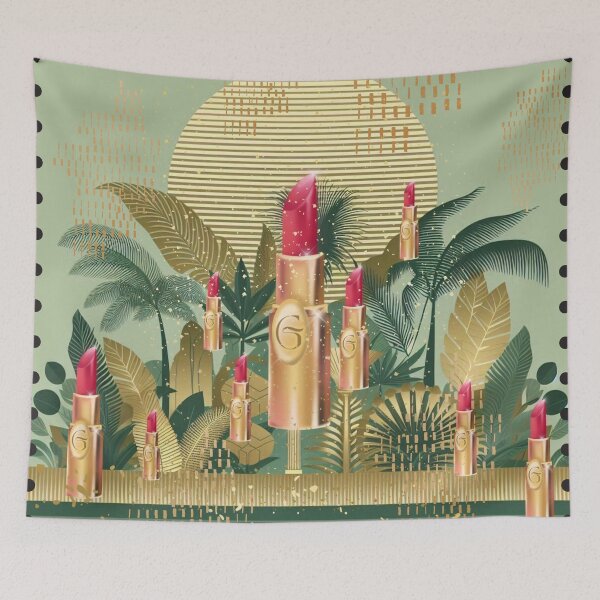 Item preview, Elegant Gold Tropical Jungle Pattern | Botanical Palm Leaves Design designed and sold by Sugar Wisdom .
