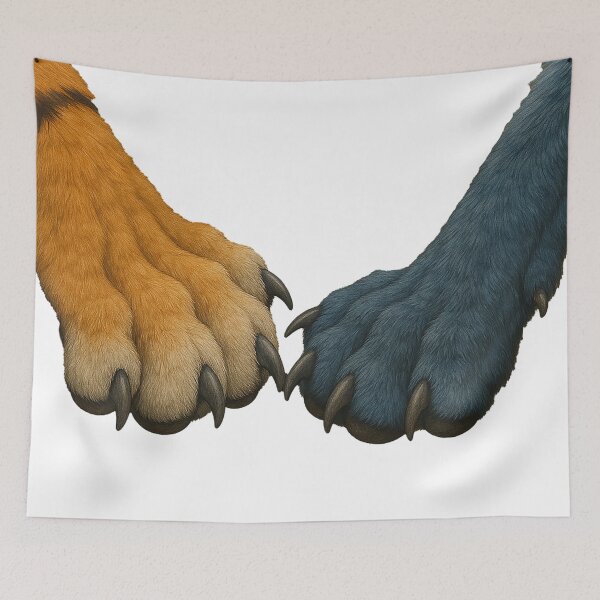 Item preview, Big Cat and Canine Paws designed and sold by nikkolaus.