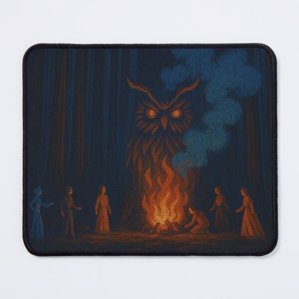 Item preview, The Call of the Owl – Ritual in the Shadow Forest designed and sold by Kunst-Shirt.