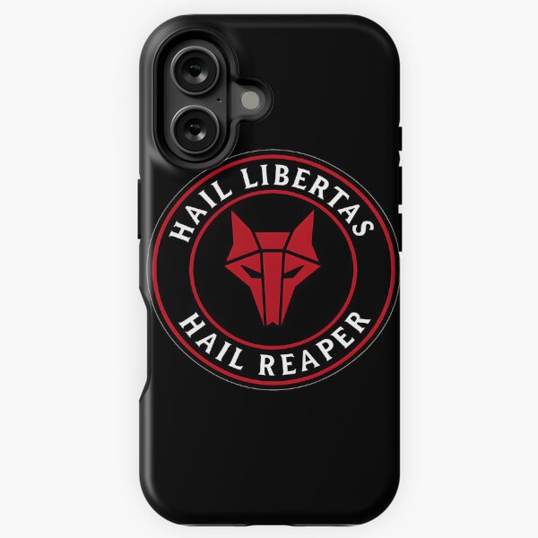Vista previa del artículo con la obra «Salve Libertas, Salve Segador, inspirado en el diseño del sigilo del Lobo Rojo Ascendente.», diseñado y vendido por Jordan Bell.