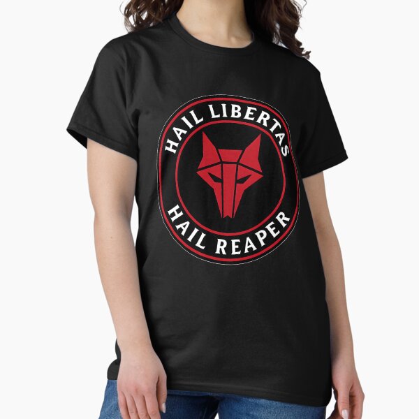 Item preview, Salut Libertas, inspiré de Hail Reaper – Conception du sceau du Loup Rouge Ascendant designed and sold by Jordan Bell.