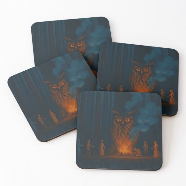 Item preview, The Gaze of the Owl – Guardian of the Fire designed and sold by Kunst-Shirt.