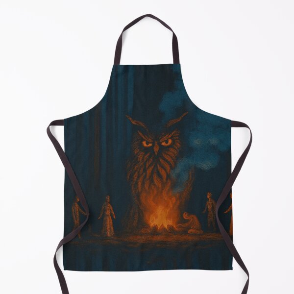 Item preview, The Gaze of the Owl – Guardian of the Fire designed and sold by Kunst-Shirt.