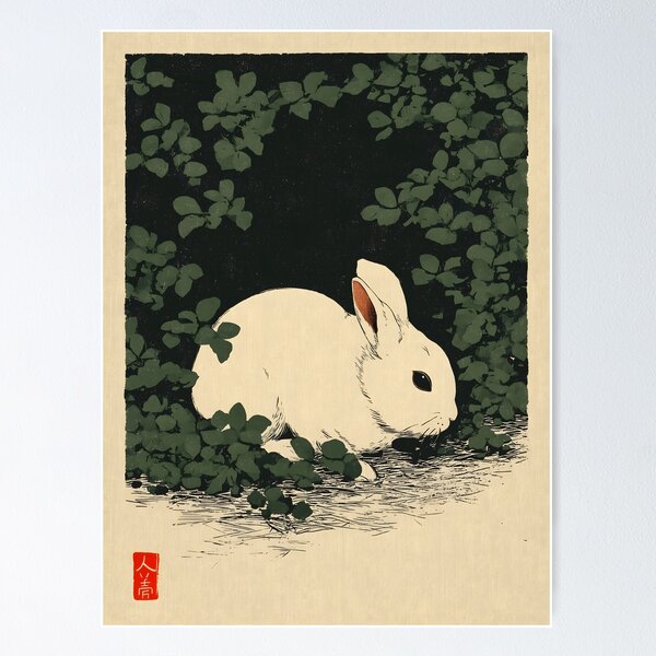 Item preview, A white rabbit designed and sold by Todd Nguyen.