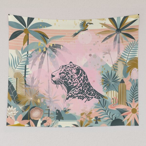 Item preview, Elegant Gold Tropical Jungle Pattern | Botanical Palm Leaves Design designed and sold by Sugar Wisdom .