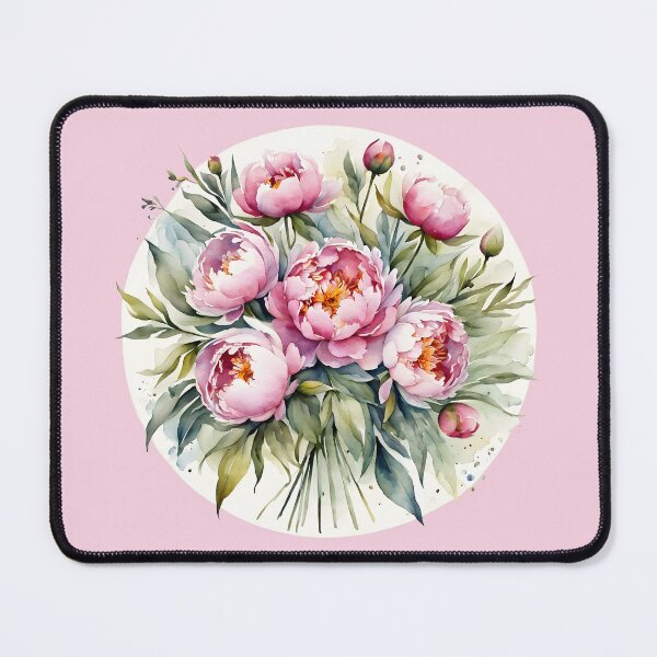 Item preview, Watercolor peonies designed and sold by PrintLabStudio.