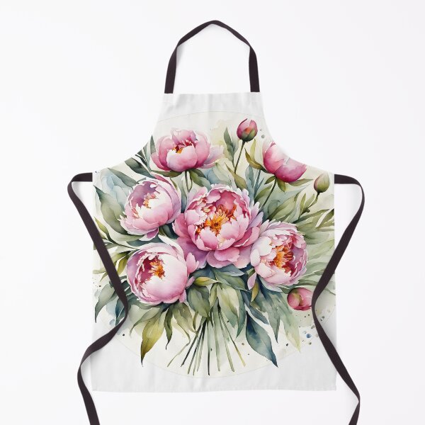 Item preview, Watercolor peonies designed and sold by PrintLabStudio.