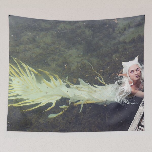 Item preview, White Dragon Mermaid designed and sold by TheMagicCrafter.