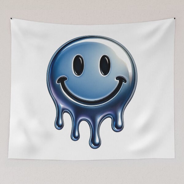 Item preview, Melted Chrome Smiley designed and sold by Bernd Friese.