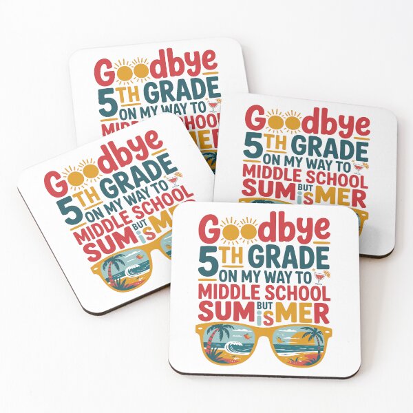 Item preview, Goodbye 5th Grade Hello Middle School – Fun Summer Break Design designed and sold by Ben-Biga.