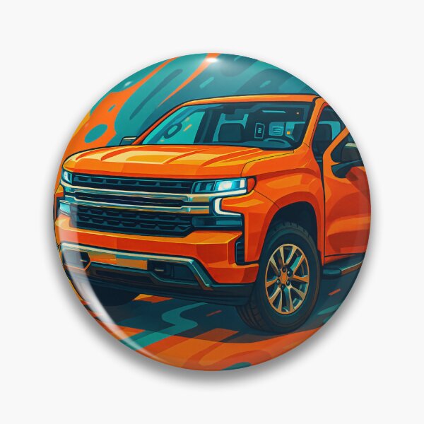 Item preview, Bold Pickup Truck Displayed In Vibrant Abstract Colorful Background designed and sold by RevUpDesign.