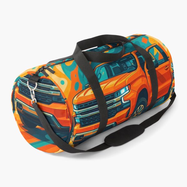 Item preview, Bold Pickup Truck Displayed In Vibrant Abstract Colorful Background designed and sold by RevUpDesign.
