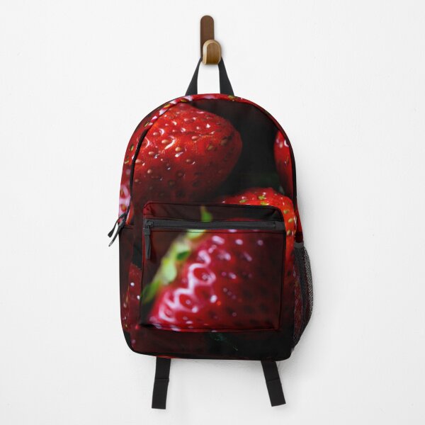 Item preview, Dark Moody Strawberries Macro Photography – Juicy and Luxurious designed and sold by ArtiQreate.