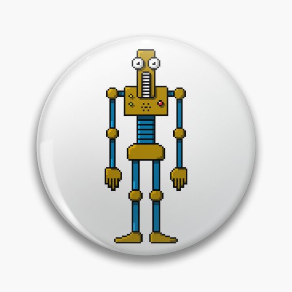 Artikelvorschau, Pixel-Roboter 075 entworfen und verkauft von Vampireslug's House of Pixels.
