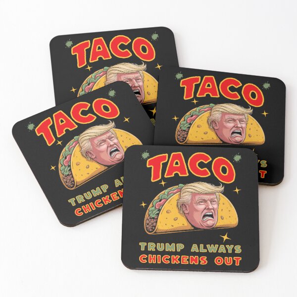 Item preview, Taco Trump Always Chickens Out Funny Political T-shirt designed and sold by EthosWear.