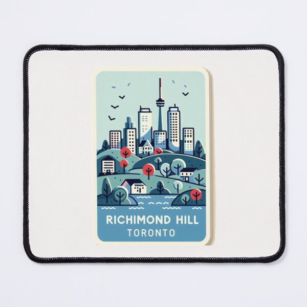 Item preview, Richmond Hill Toronto Skyline & Nature | Cute Canada Sticker Design,  designed and sold by PaintMeWorld.
