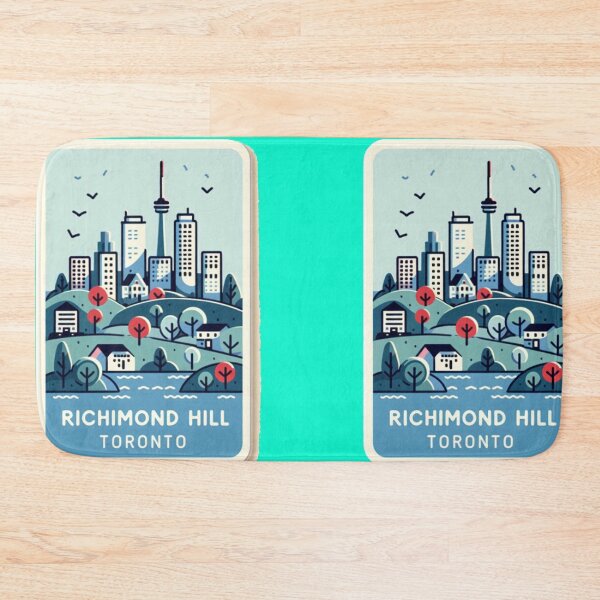 Item preview, Richmond Hill Toronto Skyline & Nature | Cute Canada Sticker Design,  designed and sold by PaintMeWorld.