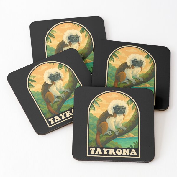Item preview, Tayrona Tamarin Monkey Tropical Colombia Design designed and sold by JackCurtis1991.