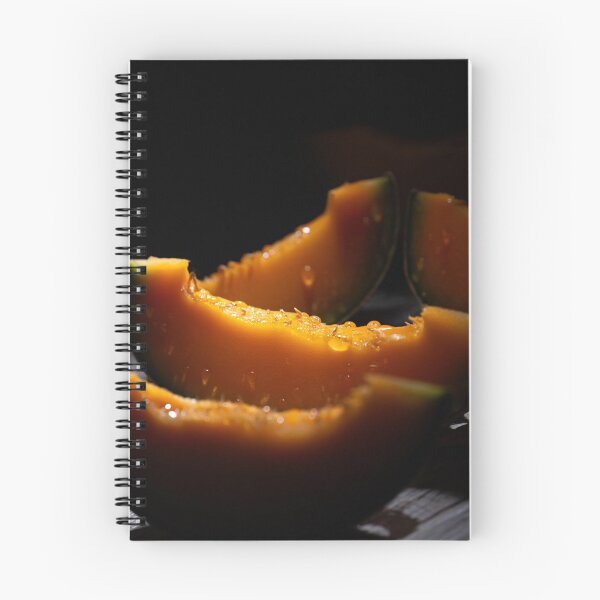 Item preview, Dark Moody Cantaloupe Melon – Dramatic Macro Photography designed and sold by ArtiQreate.