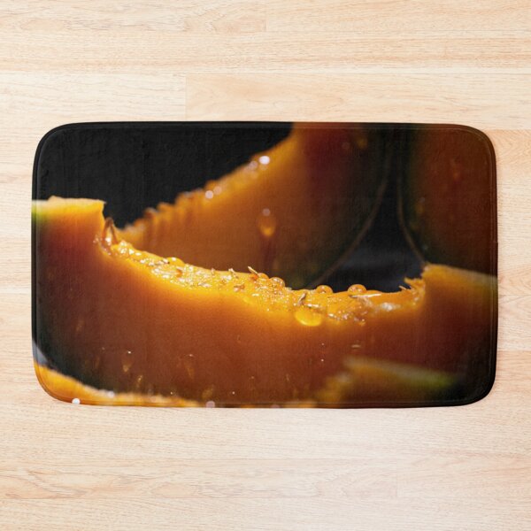 Item preview, Dark Moody Cantaloupe Melon – Dramatic Macro Photography designed and sold by ArtiQreate.