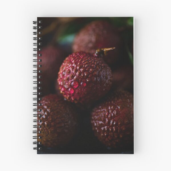 Item preview, Dark Moody Lychee – Ultra-realistic Fruit Macro Art designed and sold by ArtiQreate.