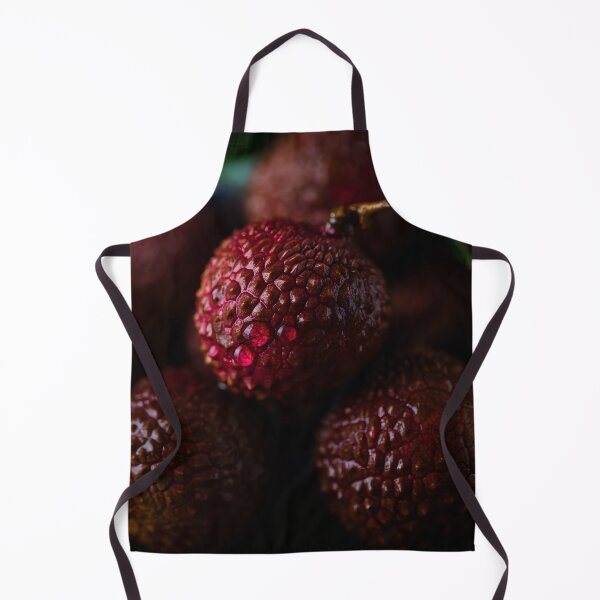 Item preview, Dark Moody Lychee – Ultra-realistic Fruit Macro Art designed and sold by ArtiQreate.