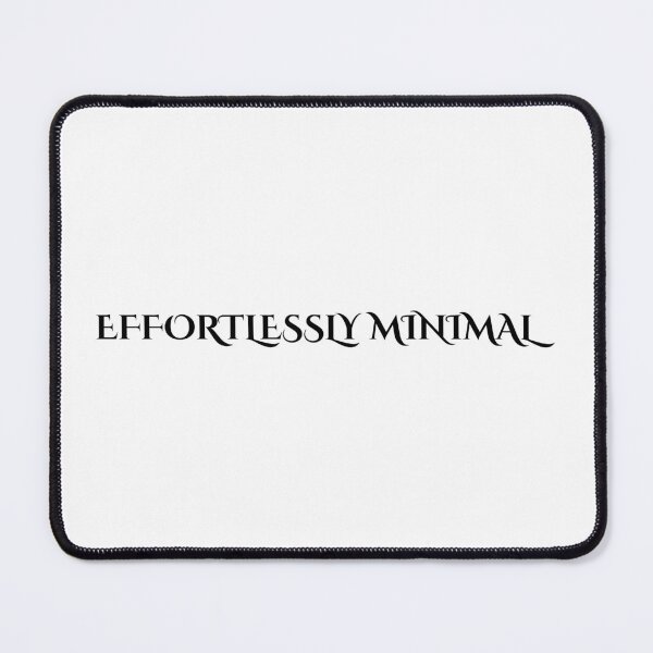 Item preview, EFFORTLESSLY MINIMAL. Minimalistic Typography designed and sold by rebuZZ-Apparels-The Minimalistic Buzz.