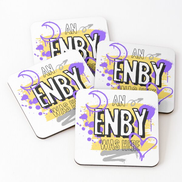 Item preview, An Enby Was Here designed and sold by jk.cartoons.