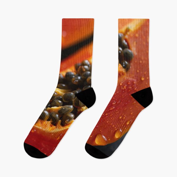 Item preview, Dark Moody Papaya Slices – Dramatic and Ultra-realistic Macro designed and sold by ArtiQreate.